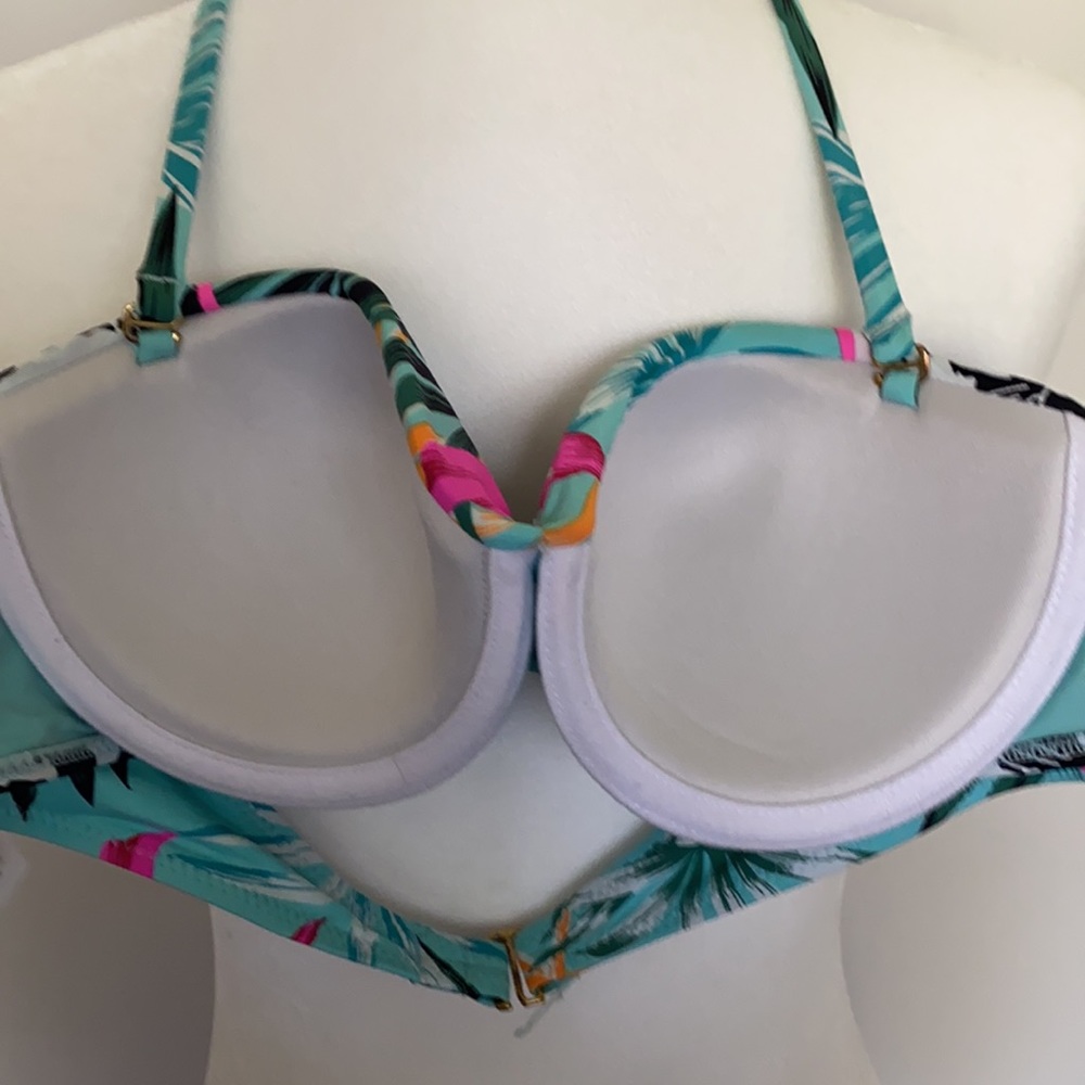 PINK VS bandeau push up swimsuit top Size M - Picture 3 of 6